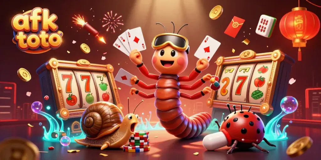 Spin and win with afk toto at a vibrant casino scene filled with colorful gaming elements.
