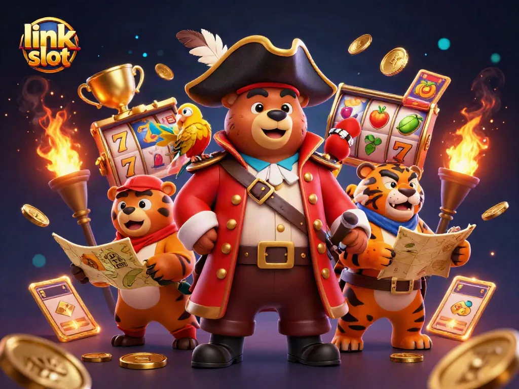 Engage with the exciting link slot experience featuring vibrant characters and dynamic gaming elements.