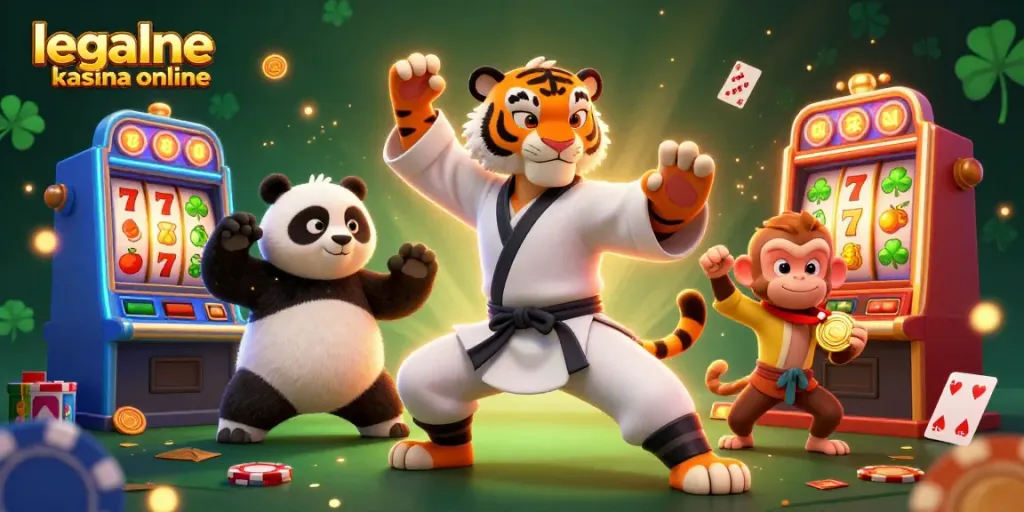 Win big with legalne kasyna online in a vibrant 3D illustration of charismatic animal characters